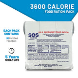 SOS Emergency Food Ration  - 3600 KCAL (3 Day/72 Hour Supply)